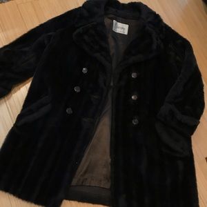 Faux fur coat